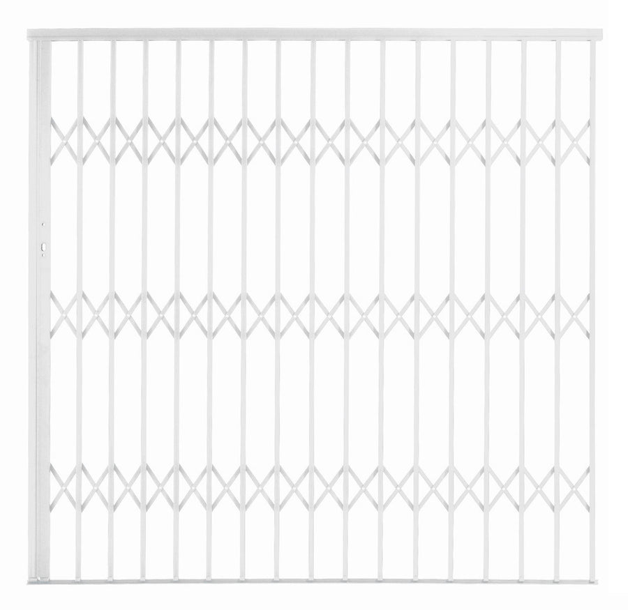 Alu-Glide Security Gate 2200mm x 2150mm White