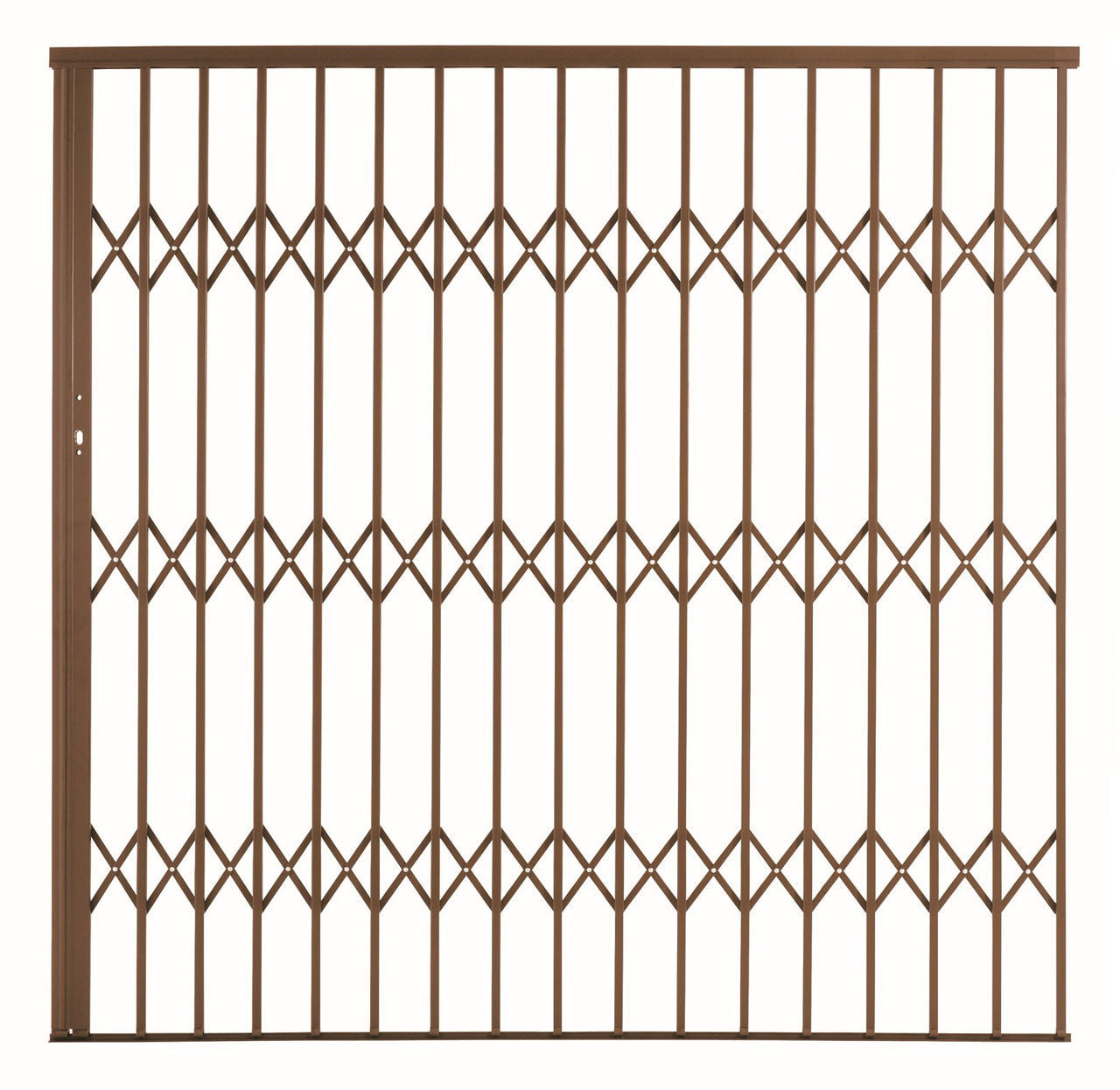 Alu-Glide Security Gate 2200mm x 2150mm Bronze
