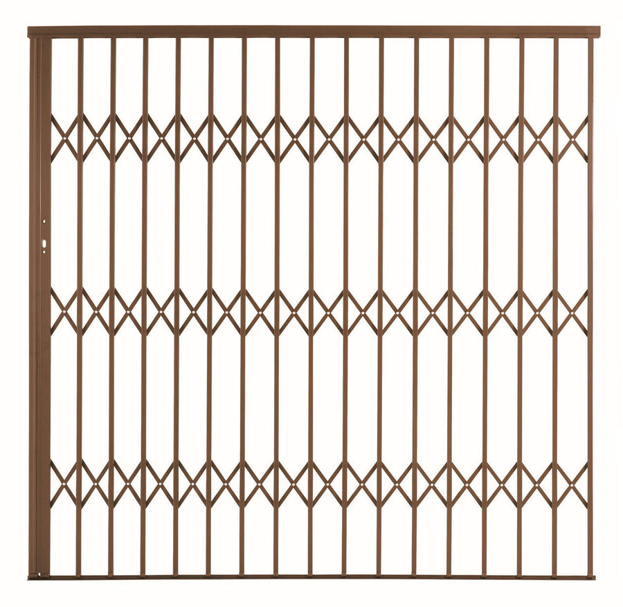 Alu-Glide Security Gate 2200mm x 2150mm Bronze