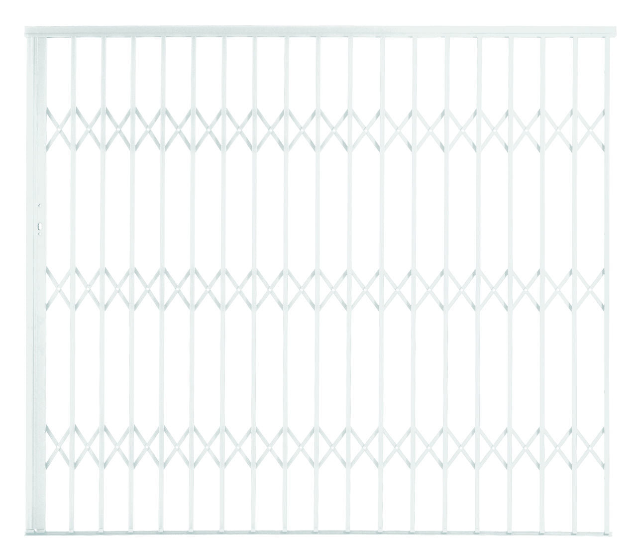 Alu-Glide Security Gate 2500mm x 2150mm White