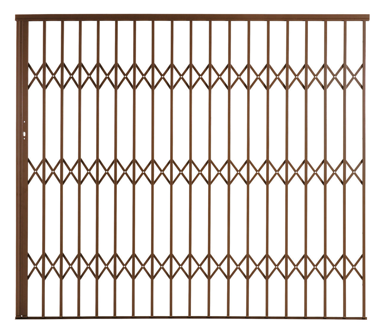 Alu-Glide Security Gate 2500mm x 2150mm Bronze