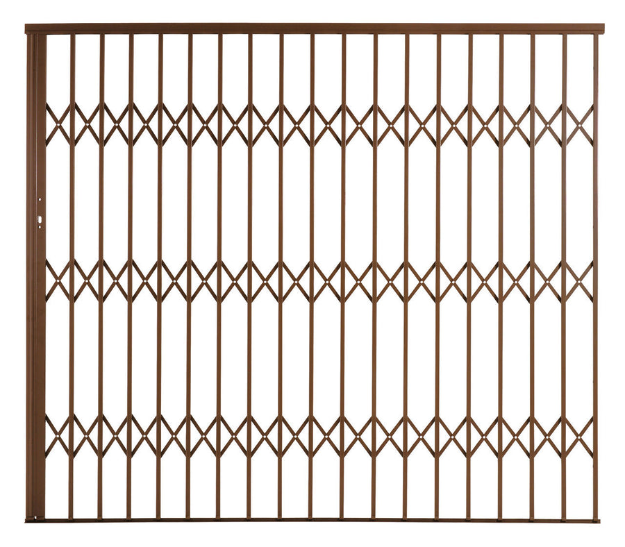 Alu-Glide Security Gate 2500mm x 2150mm Bronze