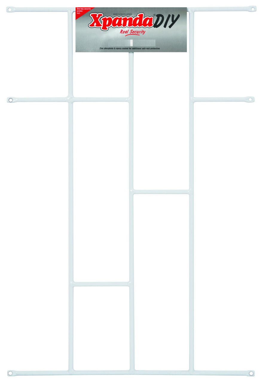 Brick Burglar Guard - 530mm x 700mm White