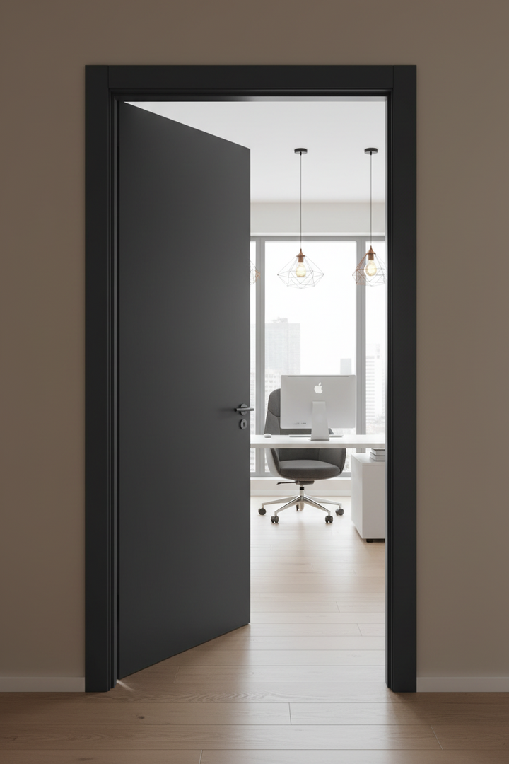 Solid Core Hardboard Interior Door 813 x 2032mm | Exposed Edges