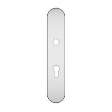 Stainless steel cylinder backplate