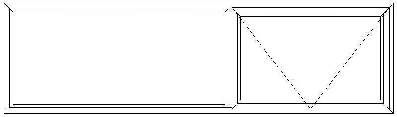 PT216 Aluminium Top Hung Window