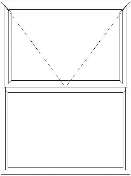 PT912 Aluminium Top Hung Window