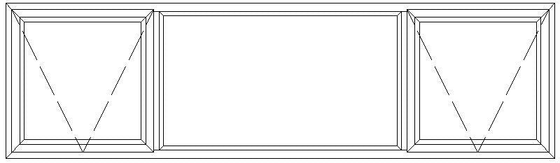 PTT216 Aluminium Top Hung Window