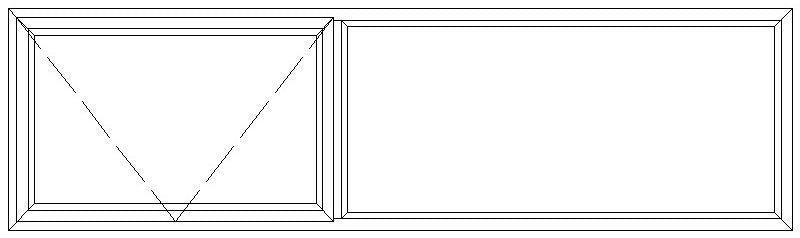 PT216 Aluminium Top Hung Window