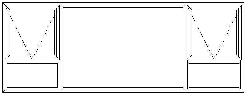 PTT249 Aluminium Top Hung Window