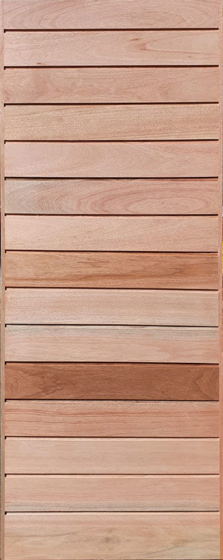 Horizontal Slatted 60 Minute Fire Door 813 X 2032