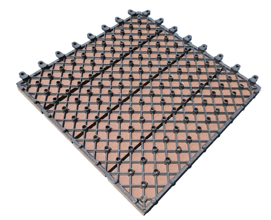 Brown DIY Decking Tile (Price is for a single 300mm X 300mm Tile)