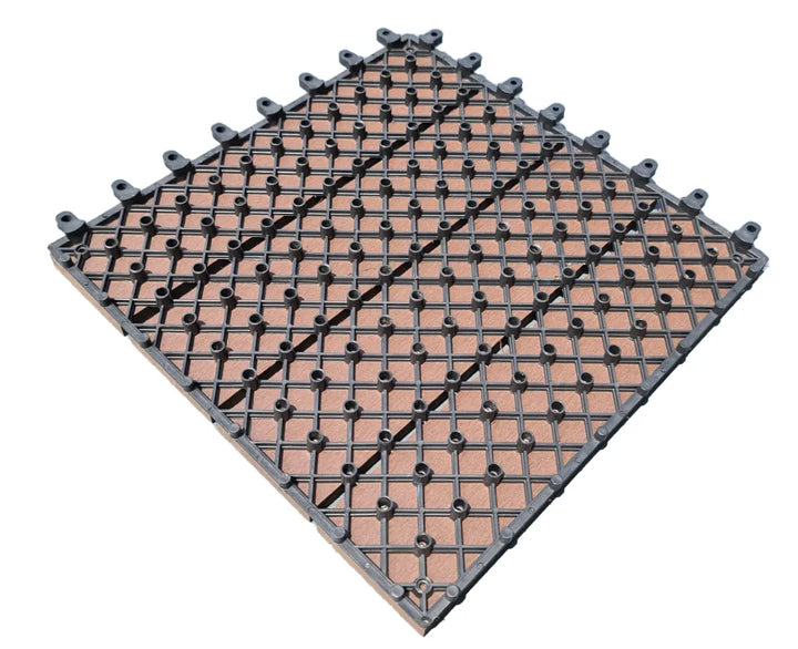Brown DIY Decking Tile (Price is for a single 300mm X 300mm Tile)