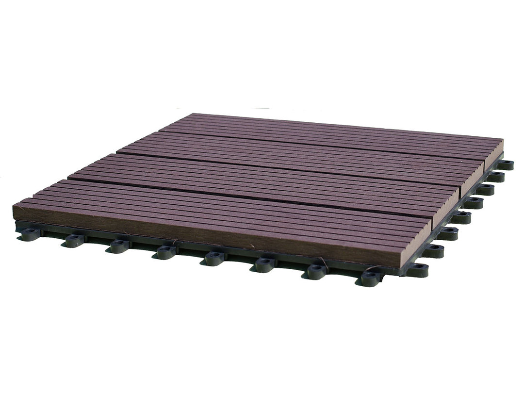 Brown DIY Decking Tile (Price is for a single 300mm X 300mm Tile)