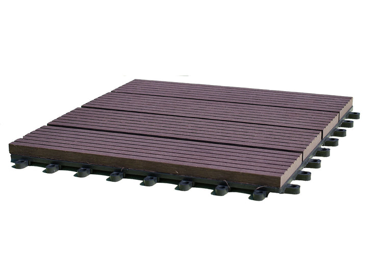 Brown DIY Decking Tile (Price is for a single 300mm X 300mm Tile)