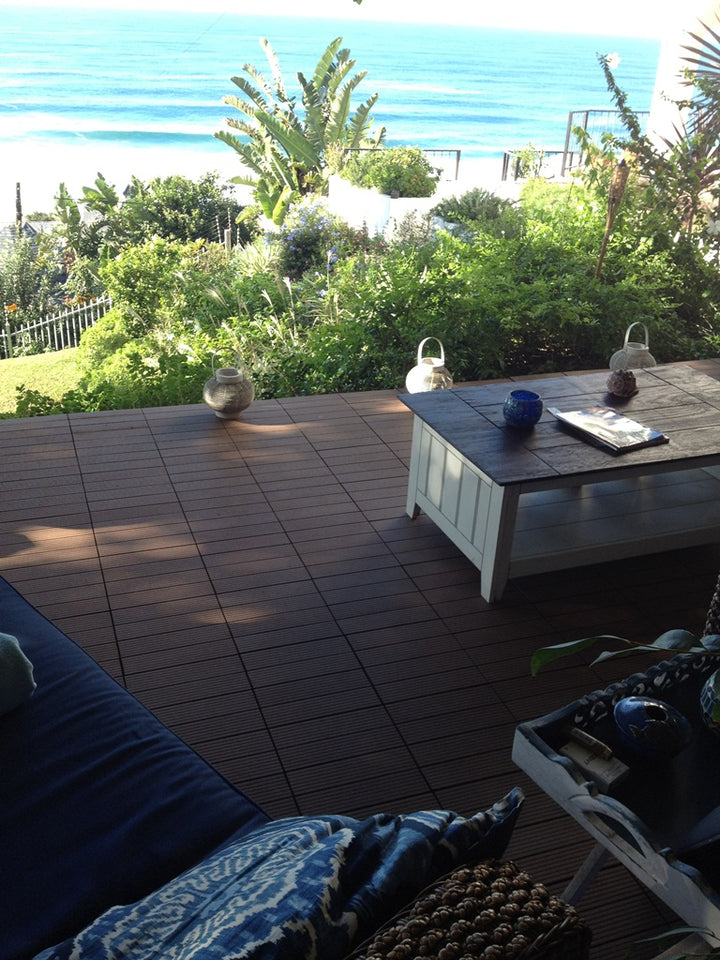 Brown DIY Decking Tile (Price is for a single 300mm X 300mm Tile)