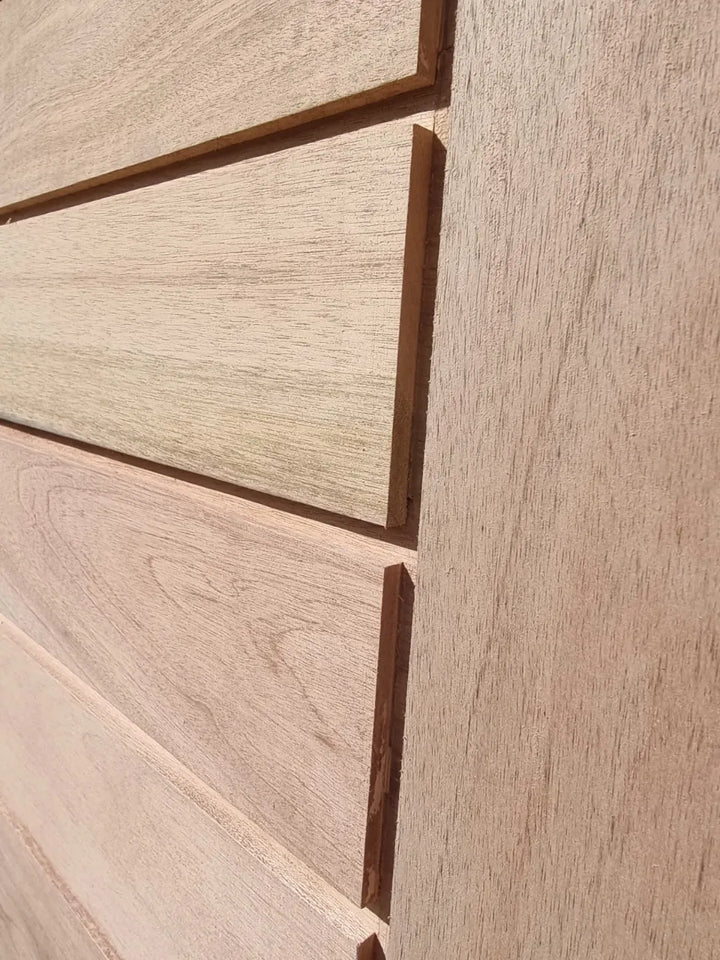 Horizontal Slatted Door 1200 X 2400