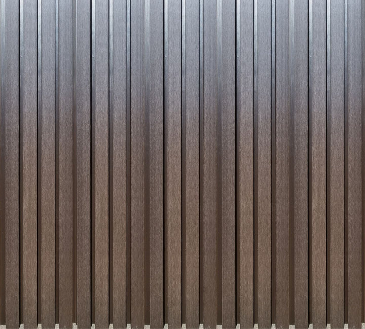 Walnut Mini Rib Cladding 4 Everdeck Walnut Ultra Fluted Cladding | Doors Direct