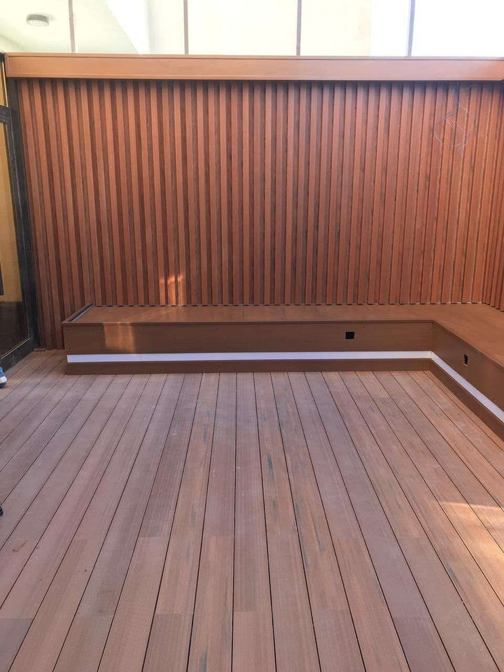 Redwood Fluted Wall Cladding