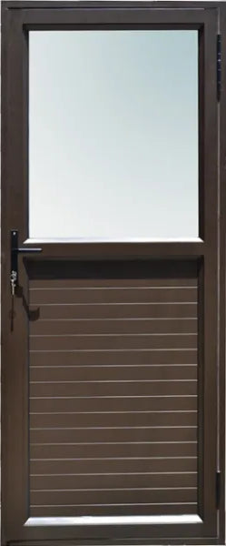Glass Top Aluminium Panel Door 900 X 2100