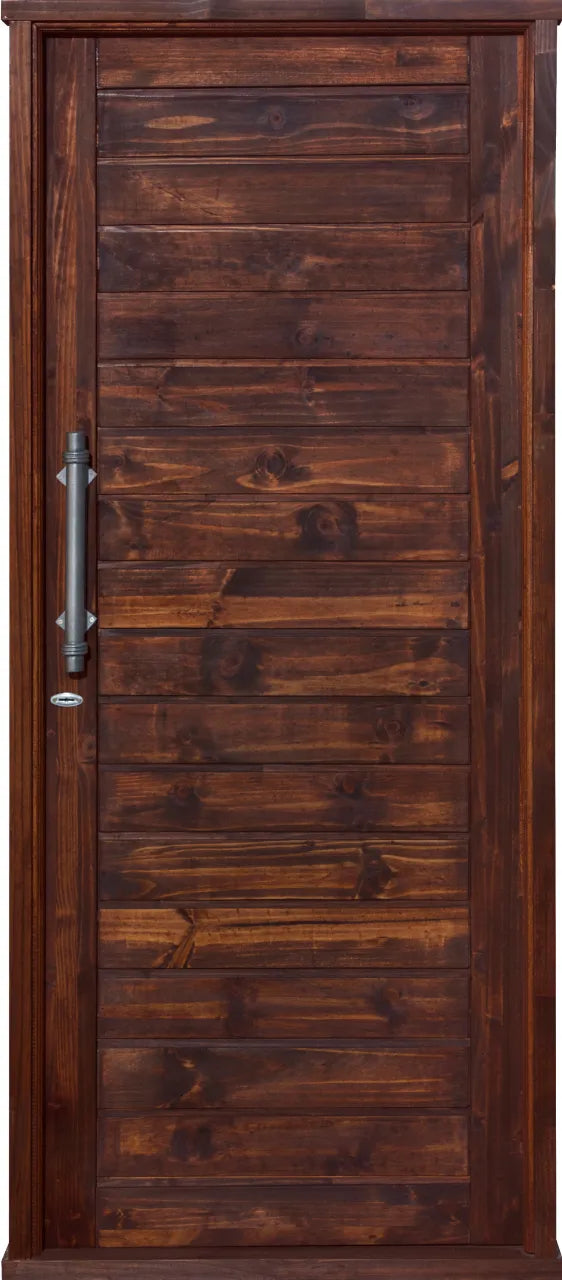 Pre Hung Ebony Horizontal Door 813 X 2032