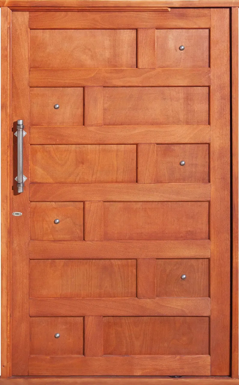 Cherry Brick Pivot Door Pre Hung 1200W X 2032