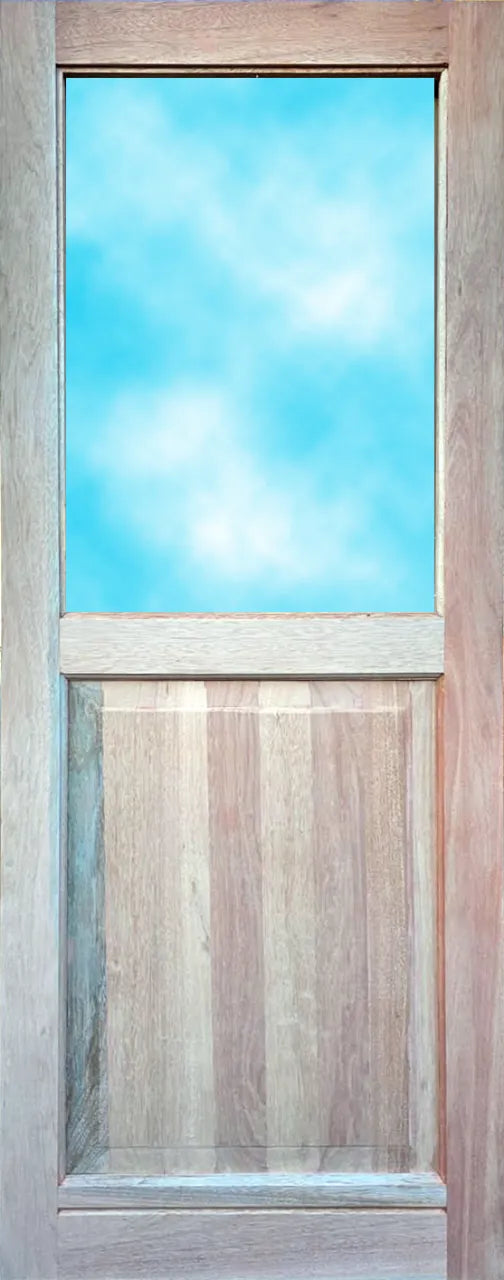 Full Pane Top Solid Bottom Door(1/2 split) 813 X 2032.
