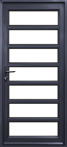 Kayo 7 Pane Aluminium Door Open Out
