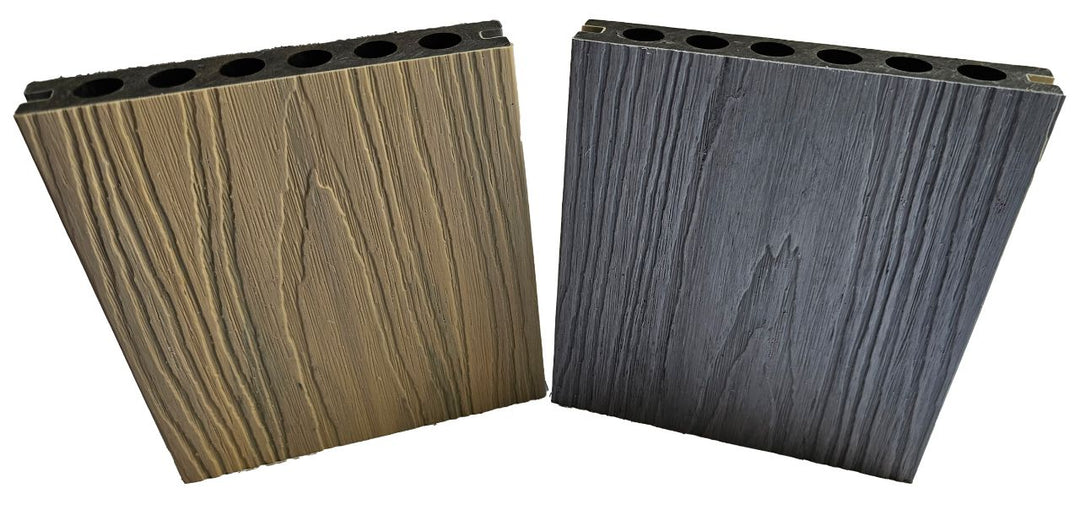 Sandstone/Ash Grey Dual Colour Ultra Composite Decking Board