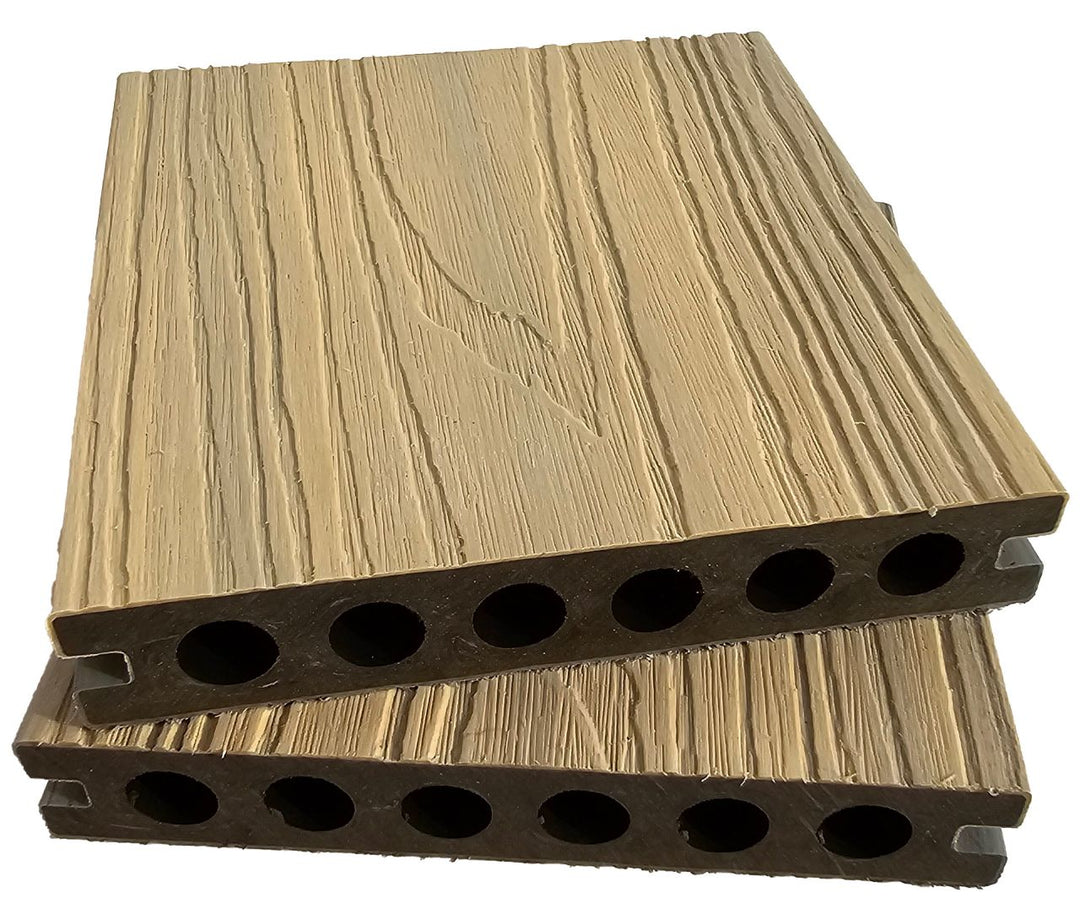 Sandstone/Ash Grey Dual Colour Ultra Composite Decking Board