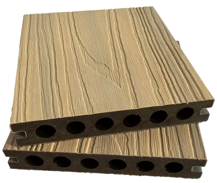 Sandstone/Ash Grey Dual Colour Ultra Composite Decking Board