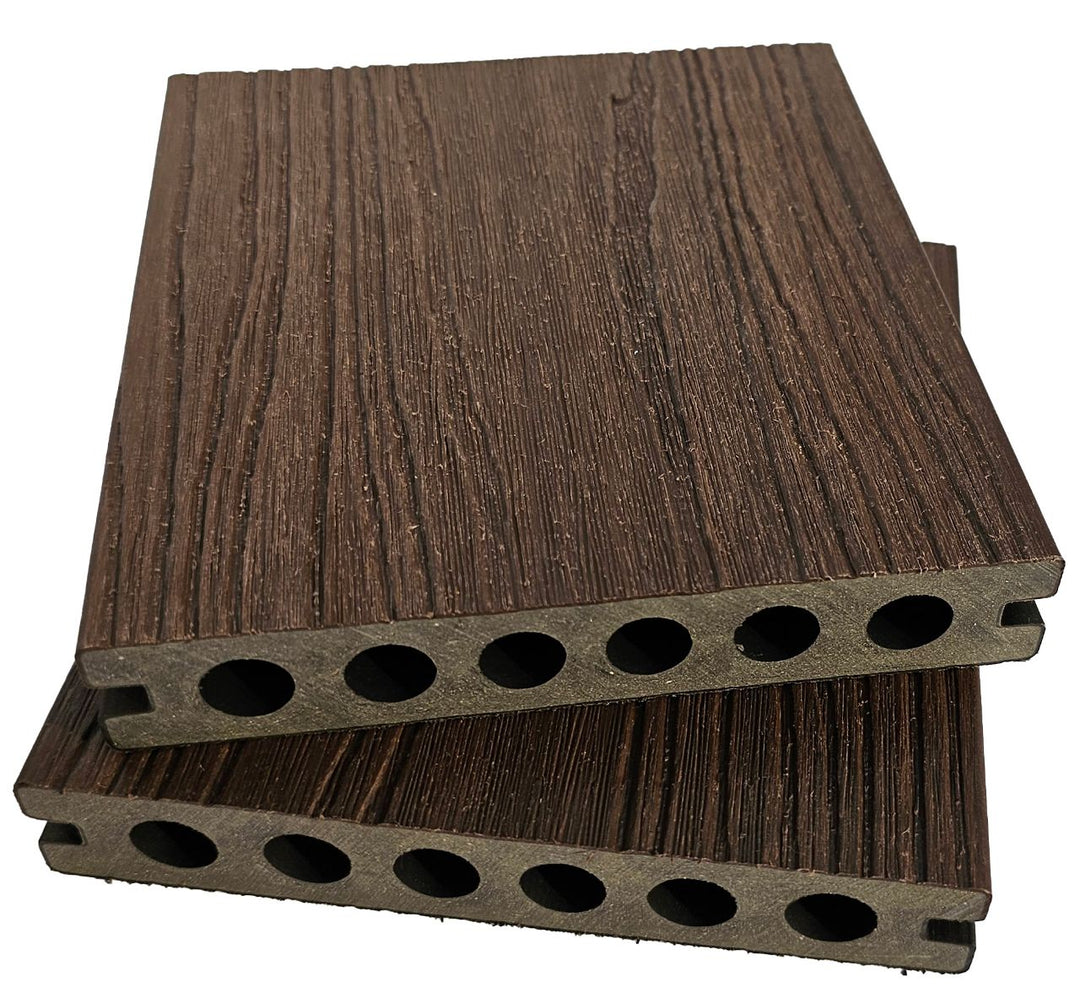 Redwood / Walnut Dual Colour Ultra Composite Decking Board