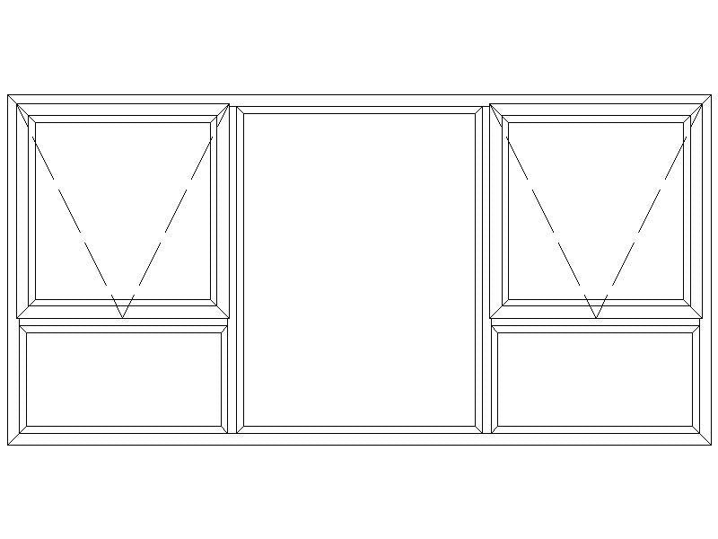 Kenzo PTT189 Aluminium Top Hung Window 30.5mm – Doors Direct