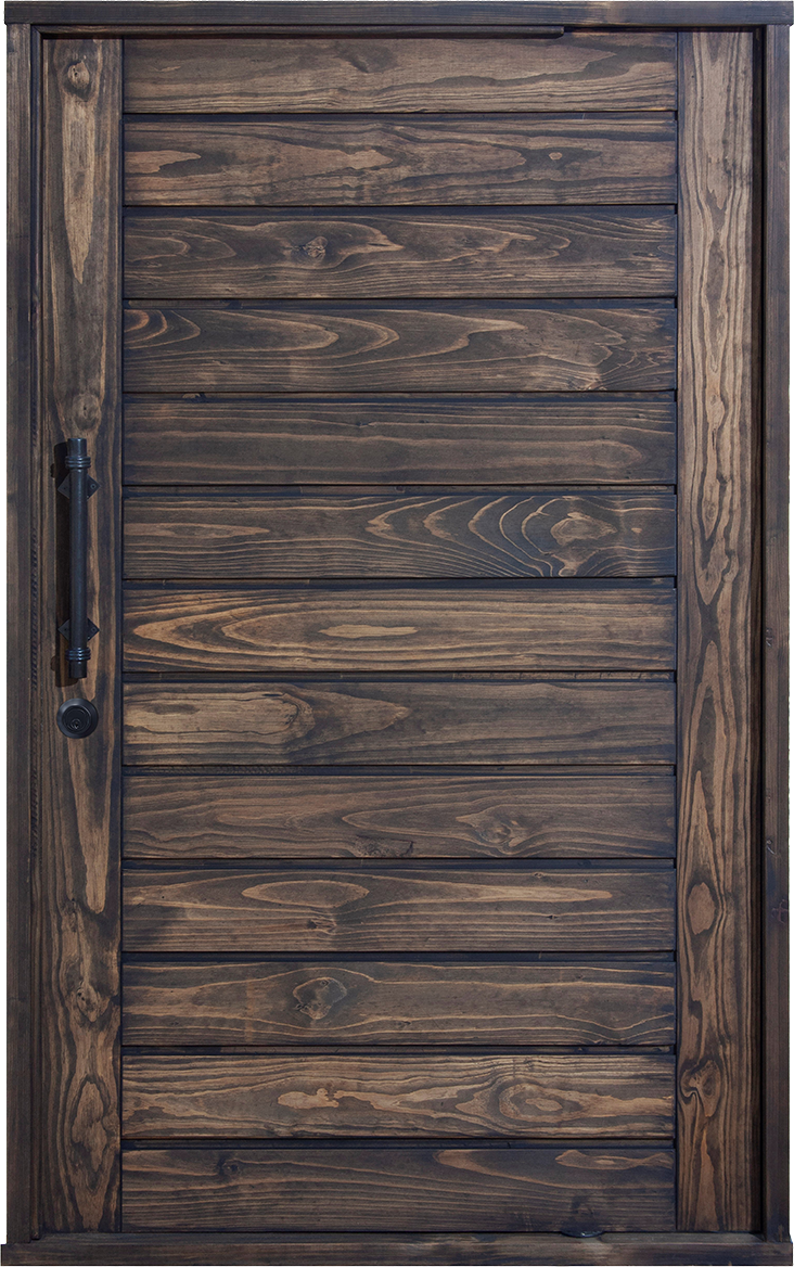 Ebony Horizontal Pivot Door Pre Hung 1200W X 2032