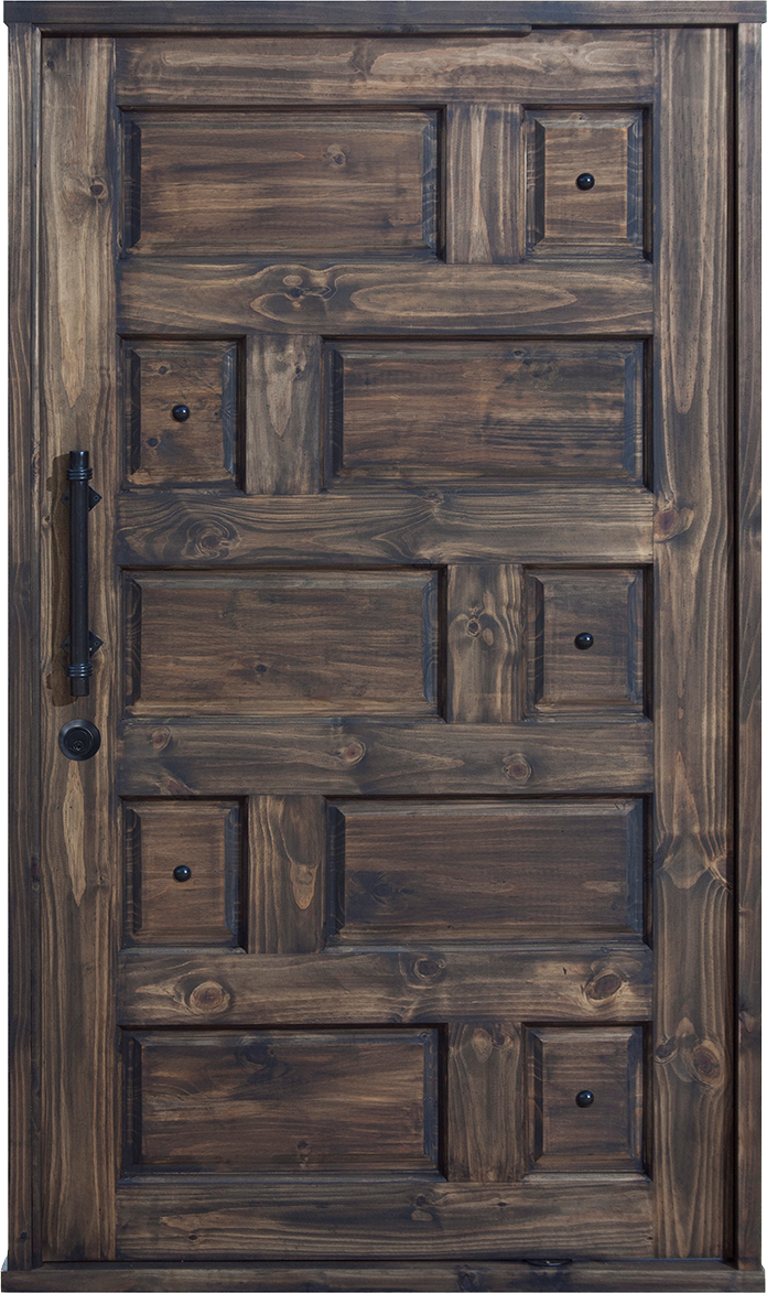 Ebony Brick Pivot Door Pre Hung 1200W X 2032