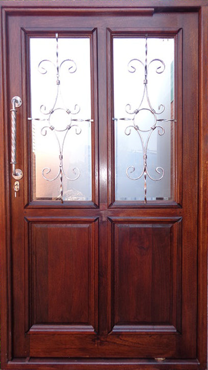 A1 Panel & Glass Pre Hung Pivot Door 1200W X 2120
