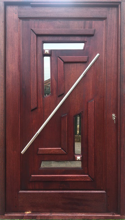 A12 Pre Hung Pivot Door with Diagonal 1200W X 2120H