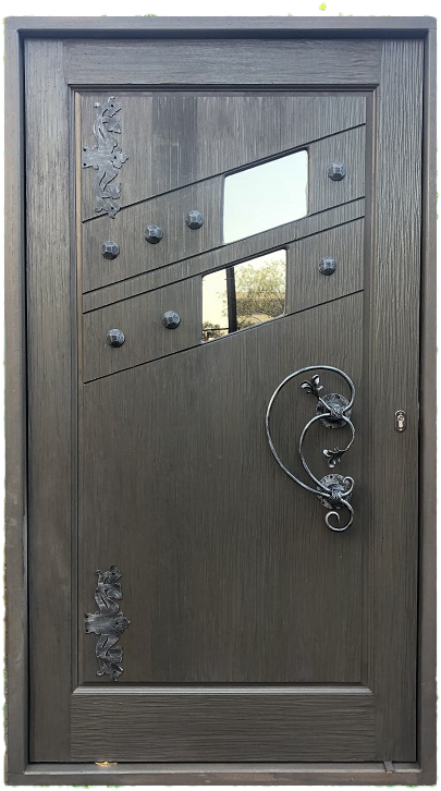 B5 Bird & Stud Pivot Door 1200W X 2120H