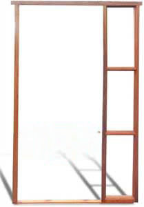 Single wooden sidelight RH 1219W X 2076H