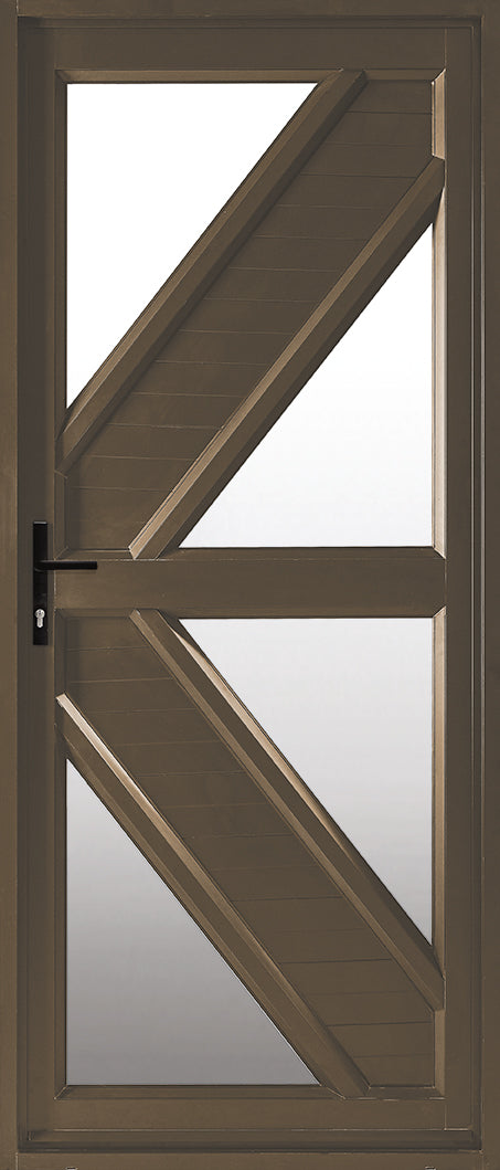 Kayo Glass & Boarded Door 900 X 2100