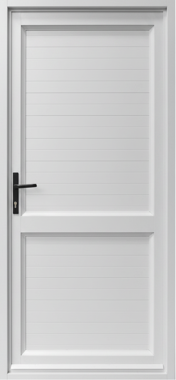 White kayo-aluminium-boarded-door-oi-900-x-2100door with horizontal slats.