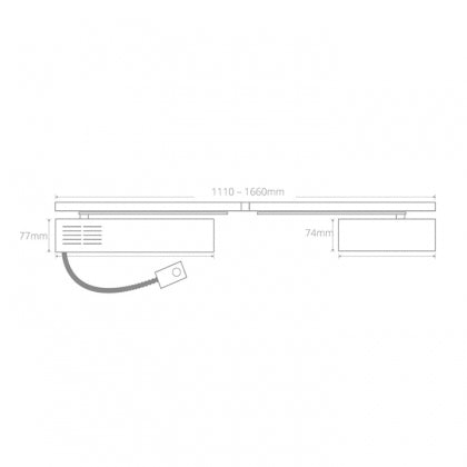 QS761 slide channel door selector 