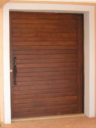 Horizontal Slatted Pivot Door Pre Hung in Frame 1200W X 2032H