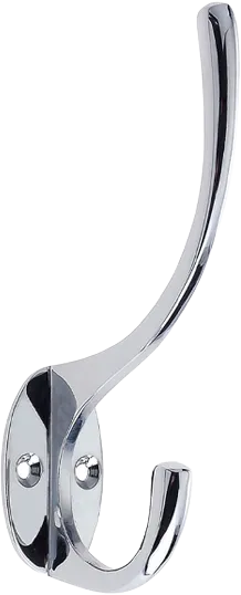 BBL coat and hat hook in satin nickel finish with fixing screws included