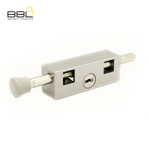 BBL Door Bolt Patio Lock in Grey – model BBL401GRY-1