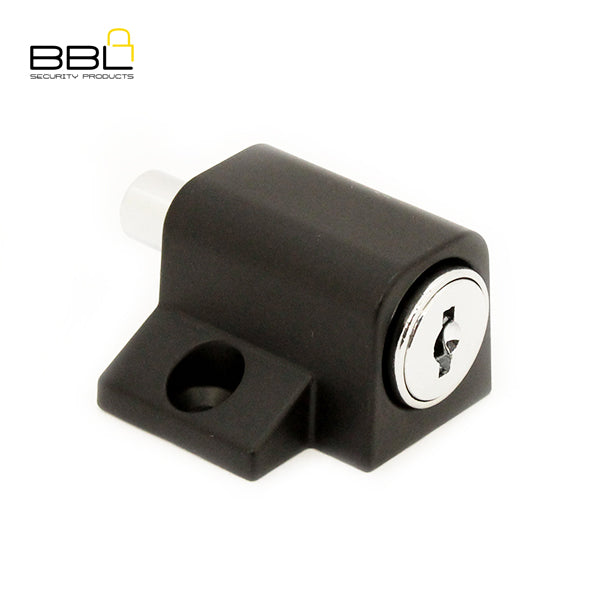 BBL Push Lock Patio Lock in Black