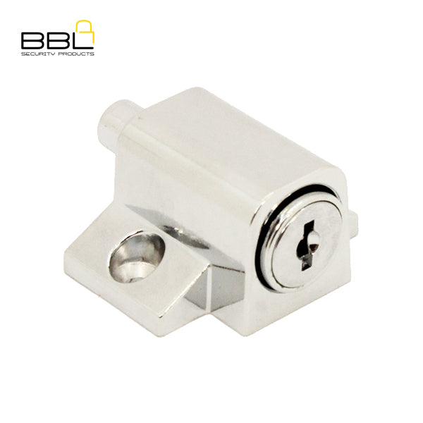 BBL Push Lock Patio Lock in Chrome Plated finish