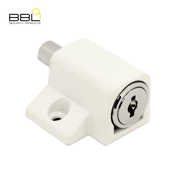BBL Push Lock Patio Lock in White