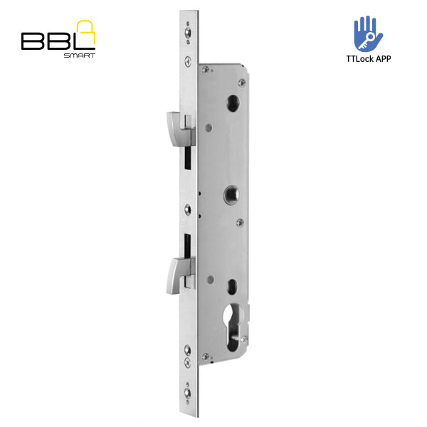 BBL Smart Mortice Hook Lock 35mm – Stainless Steel front view