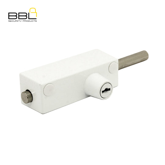 BBL Spring Loaded Patio Door Bolt Lock White | Doors Direct